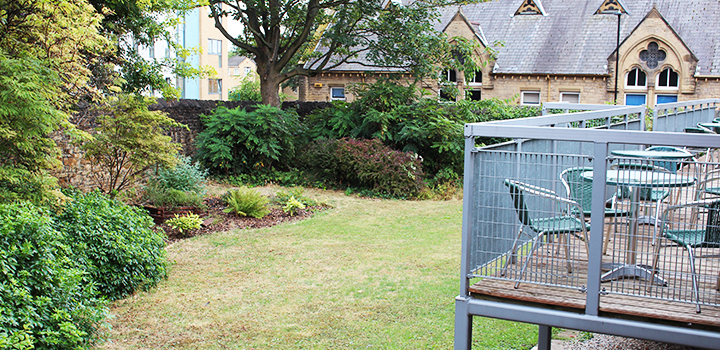 WCC front garden and outside seating